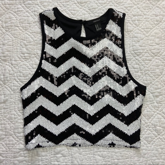 sequin halter top forever 21